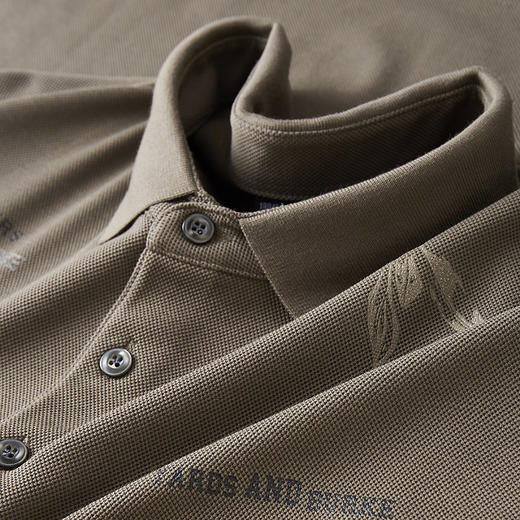 【DPF】【丝光棉】大依优型大码男装夏季透气短袖POLO衫商务休闲上衣T恤 商品图4