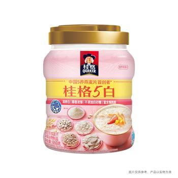 桂格（QUAKER）5黑混合即食燕麦片860克 添加黑芝麻 零添加白砂糖 商品图4