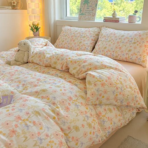 优选丨【A类全棉双层纱四件套】透气软糯 亲肤舒适 生活中的小情绪 被这柔软所治愈 自带夏日柔软 商品图2