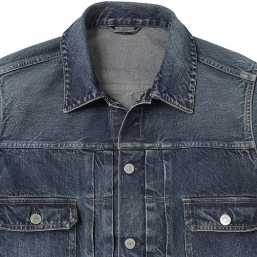 blurhms 13.5oz 2nd Type Denim Jacket 自然做旧牛仔夹克外套 商品图1