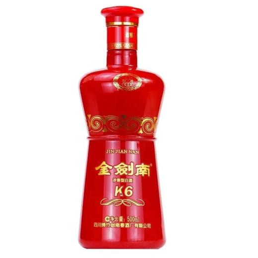 2021年，20年金剑南K6，46度浓香型白酒，原箱原码不怕查，整箱500ml*6瓶，优势现货。  日期随机发货  详情          剑南春系列 浓香白酒 商品图1