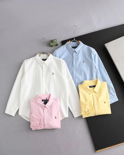 【xm1】春款情侣羔端棉质牛津纺宽松长袖衬衫！！ 商品图2