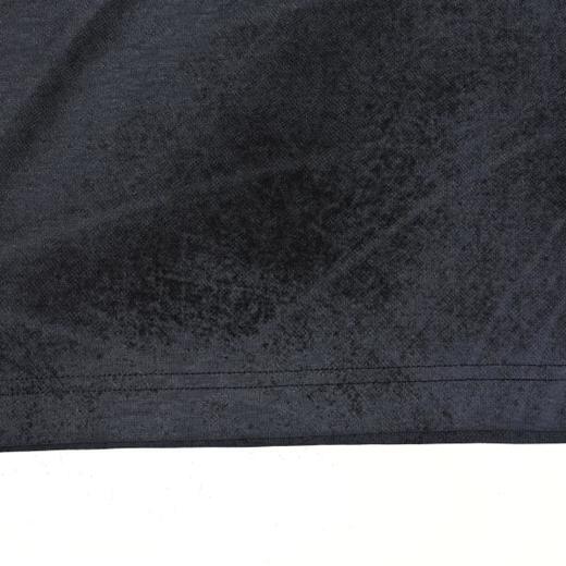 SDSA男装2026新款轻奢国潮复古做旧扎染三粒扣装饰宽松短袖T恤 商品图4