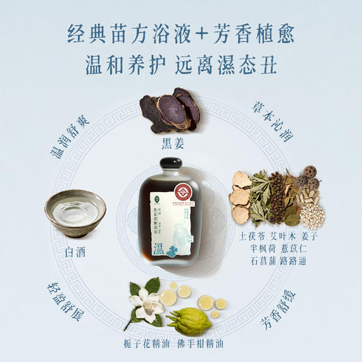 【无患子】后辰黑姜清雅苗浴--把苗寨百年"除濕方"搬进你家浴室，泡走濕气，泡出身材，泡出好心情！ 商品图3