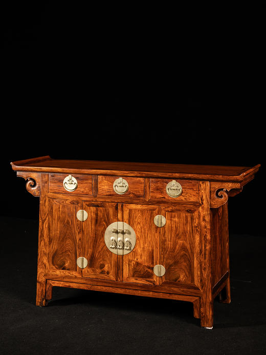 清 黄花梨三联橱柜 商品图1