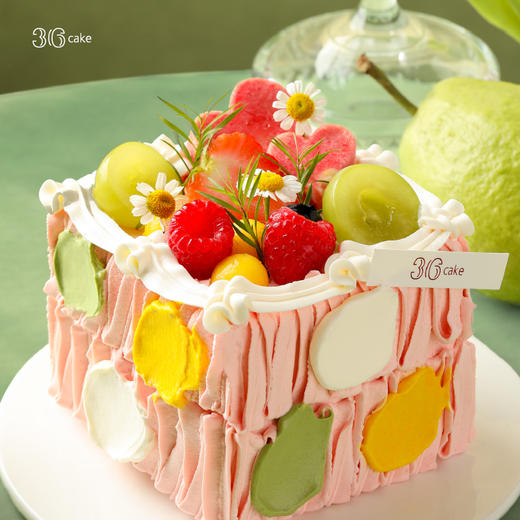 花果春序-芭乐抹茶可丽卷蛋糕，可选5,6,8英寸 | 36CAKE 商品图2