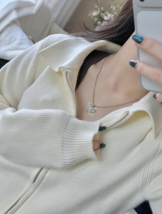 香奈儿  满钻爱心金c项链（XTY） 商品图1