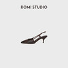 ROMI STUDIO“气质名片”头层牛皮复古手工擦色高跟鞋 RWDSP31667 商品缩略图0