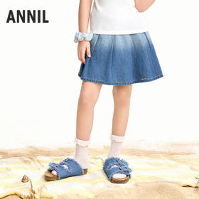 【实体店同款】女童牛仔半裙夏季新款安奈儿童装AG623184