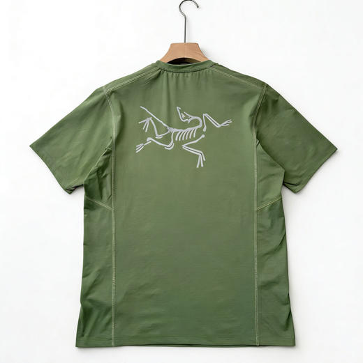 始祖鸟纯圆男士速干短袖。灰色 绿色。自己备注号码颜色。 商品图11