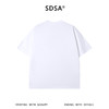SDSA男装2026新款高贵轻奢韩系简约环形刺绣宽松圆领短袖T恤百搭 商品缩略图1