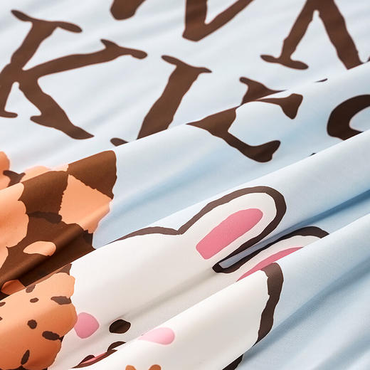 【设计师联名款！黑科技凉感夏凉被】丝享冰冰凉双面凉感夏凉被-嚒嚒叽叽系列凉爽透气舒适亲肤透气凉爽 商品图9