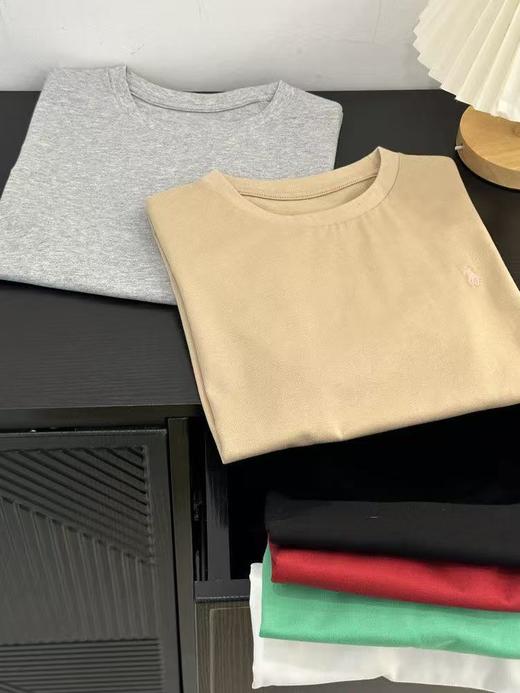 撤货清仓59元2件！！！拉夫同款经典刺绣女款小短袖    春夏纯棉九色打底衫 商品图6