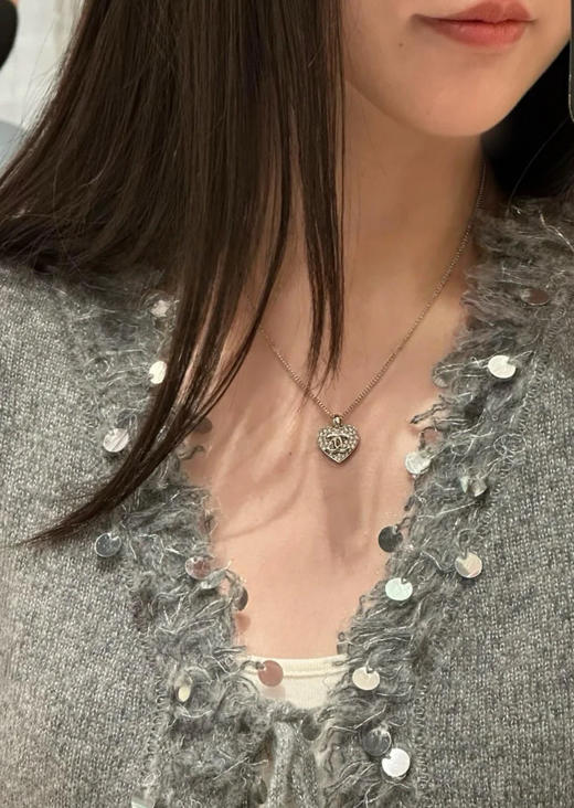 香奈儿 2026春季满钻双C新款系列 项链 耳环 商品图8