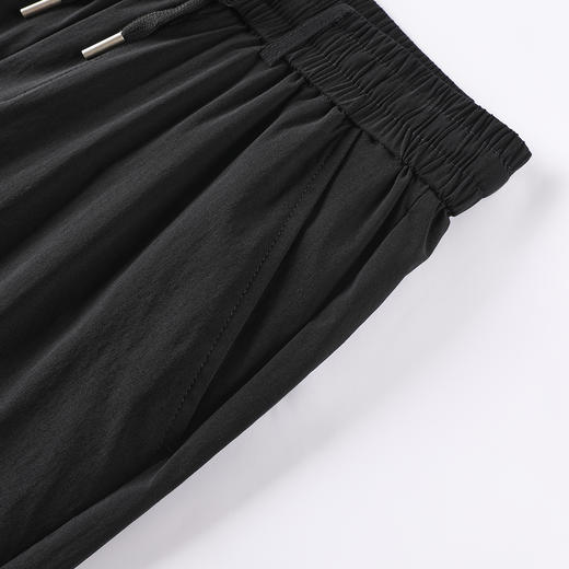 gxgjeans男装男士休闲裤26春款纯色抽绳系带通勤裤垂顺透气舒适百搭男长裤K&C 商品图3