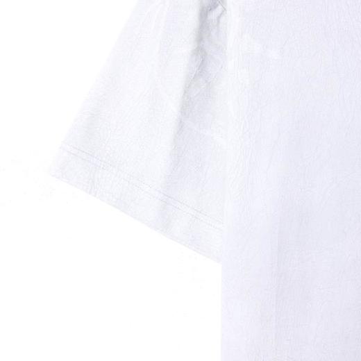 SDSA男装2026新款高贵轻奢美式高街裂纹刷漆肌理做旧短袖T恤百搭 商品图3