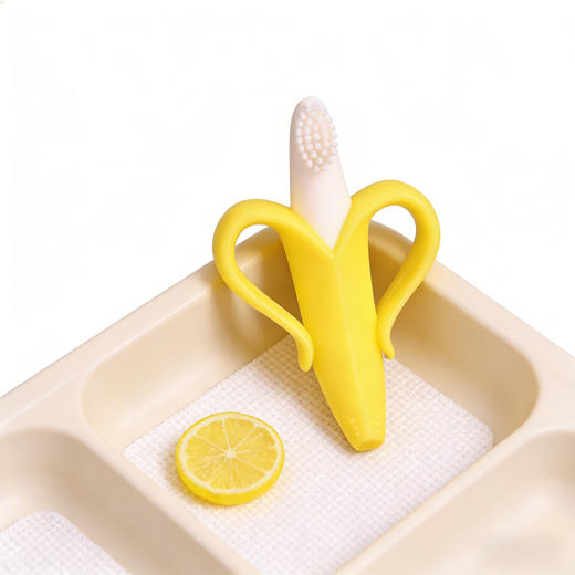 美国Baby Banana香蕉宝宝训练硅胶牙刷 商品图4