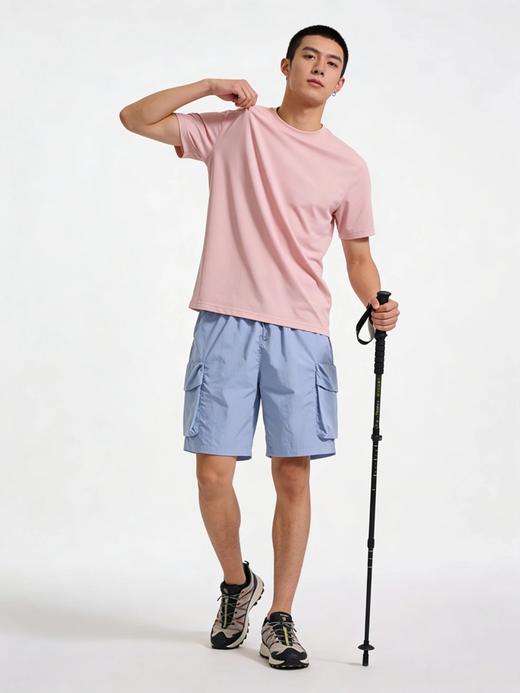 【2件仅59.9清仓 UPF100+ 凉滑触感】情侣多巴胺色系防泼防晒短裤（注：单拍不发，需将2件商品分别加入购物车一并结算） 商品图3