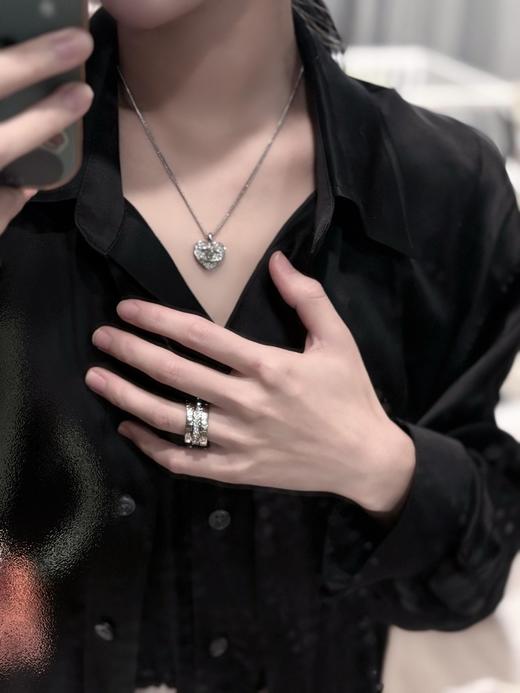 香奈儿  满钻爱心金c项链（XTY） 商品图0