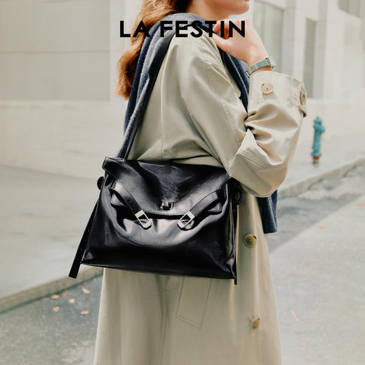 拉菲斯汀 抱抱包包大容量托特包邮差包通勤hobo包 商品图1