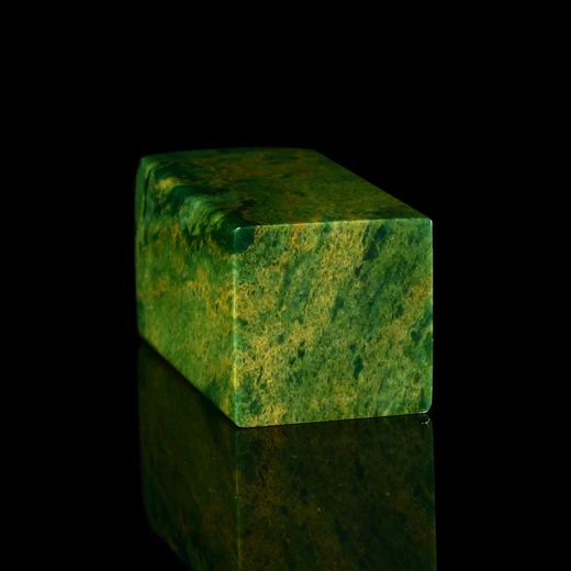 孤品18020精品孔雀绿广东绿姓名章书画闲章2.0*2.0*4.5cm 商品图3