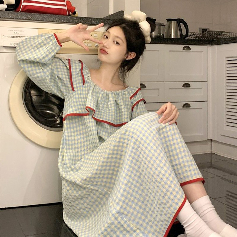 INS甜美恬静微风可居家外穿睡衣家居服-纪念日百货门店同款169451747