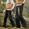 罗宾汉男士毛边牛仔长裤R141K6056 商品缩略图1
