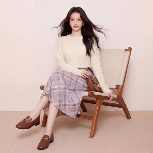 奢姿大码女装2026夏季减龄格纹半身裙胖妹妹松紧腰时尚百搭裙子9962460102 商品图1