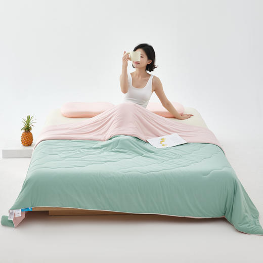 优选丨[西域楼兰凉感丝冰皮被】清凉一夏冰皮凉感夏被亲肤透气吸湿排汗让睡眠更清爽凉感值1.0/4.0 商品图2