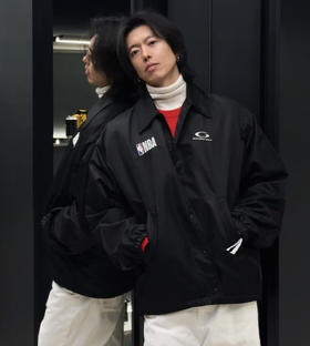 【lb1】联名系列情侣户外休闲宽松教练夹克外套！！