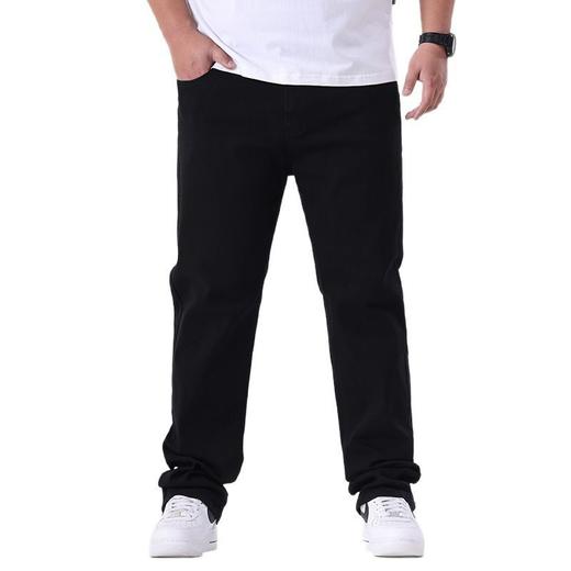 【DYG】大依优型大码男装棉质牛仔裤长裤宽松休闲直筒牛仔裤加肥加大码 商品图4