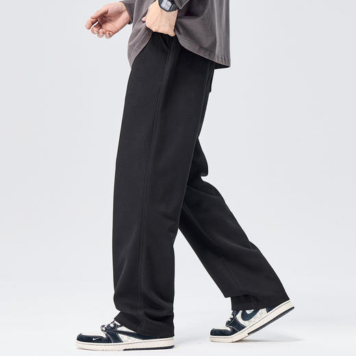 【DYG】大依优型大码男装春秋加长版休闲裤松紧腰宽松纯色百搭直筒卫裤 商品图2