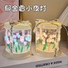【高颜值伴手礼！】郁金香花海小夜灯创意爆款手工diy材料包蛋糕盒浪漫氛围灯高颜值。xb 商品缩略图1