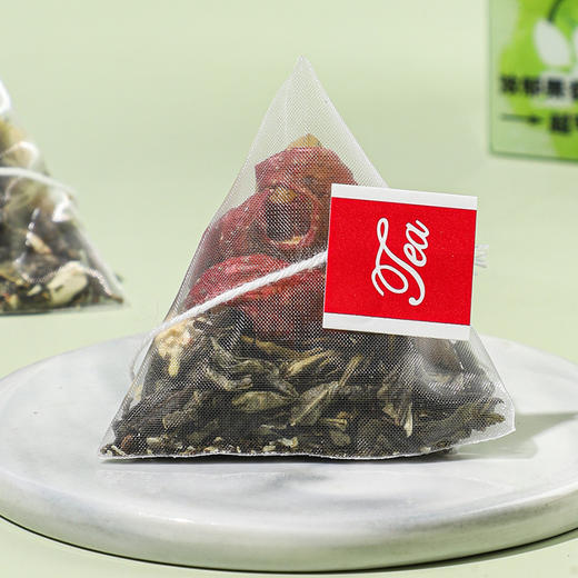 【冷热双泡！小巧便捷】网红青提茉莉绿茶多种口味清香型浓香型独立包装烘干冻干果包装。xb 商品图1