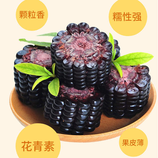 长白山黑珍珠糯玉米 200g*10棒JL 商品图2