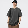 【DYG】大依优型大码男装夏季大码T恤简约纯色休闲百搭圆领棉质短袖T恤 商品缩略图1