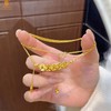 【香港周六福黄金钻石首饰】钱途闪亮招财纳福CNC微雕K金项链 约5克 商品缩略图2