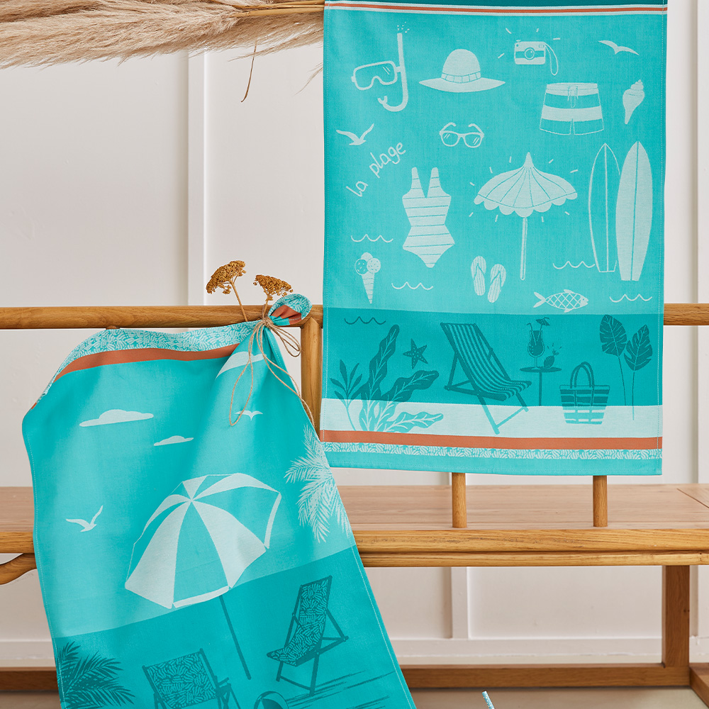 【OHLA欧拉】Coucke蔻合 · 法国原装进口·提花茶巾