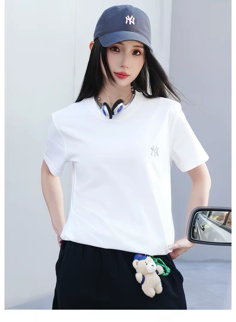 严选 | MLB经典小标短袖T恤 S-XL号  深灰/黑色/米白色 基础款式 棉100%