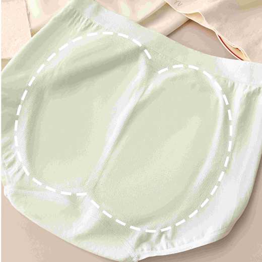 女士加肥加大内裤丰满裤加大版富姐裤宽松高弹超大版型三角裤6095 商品图1