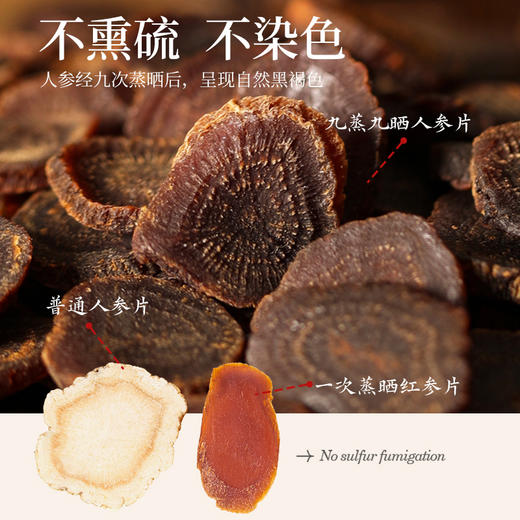 【滋补不上火】长白山黑参片九蒸九晒古法炮制JL 商品图2