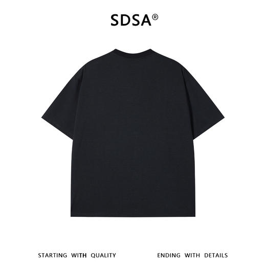 SDSA男装2026新款高贵轻奢老钱风拼接双层领短袖T恤百搭宽松上衣 商品图1