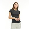 【直发】LONDONFOG 女士圆领净色平纹短袖T恤﹣DLSKTW26A751 商品缩略图1