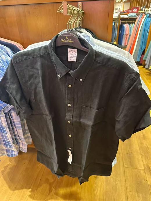 到手价799元 Brooksbrothers布克兄弟 夏季新版薄款衬衫 【短袖】衬衣颜色上新  休闲衬衫系列 美国代购，无中文标签，介意慎拍 商品图5