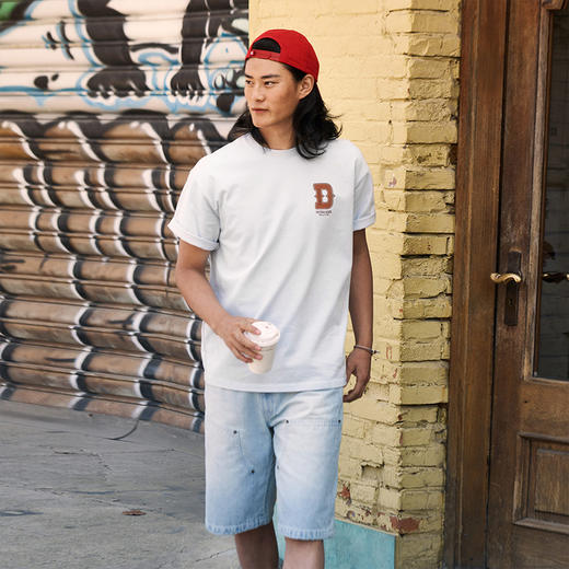 Dickies春夏新款宽松牛仔工装短裤 前侧贴片装饰双膝短裤 男女 DK0A87SN 商品图0