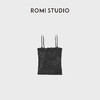 ROMI STUDIO伊力特混纺立体菱格肌理花型挑孔吊带背心 RWDSST2921 商品缩略图0