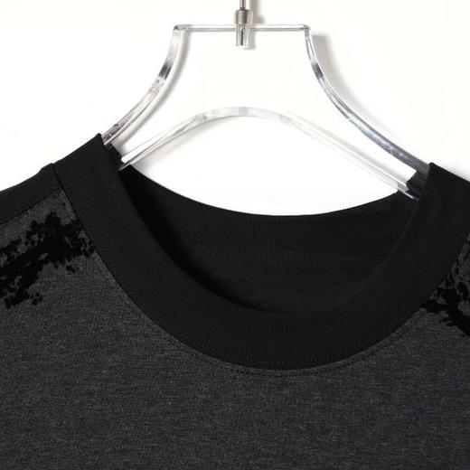 SDSA男装2026新款高贵轻奢潮牌撞色植设计圆领短袖T恤百搭上衣 商品图2