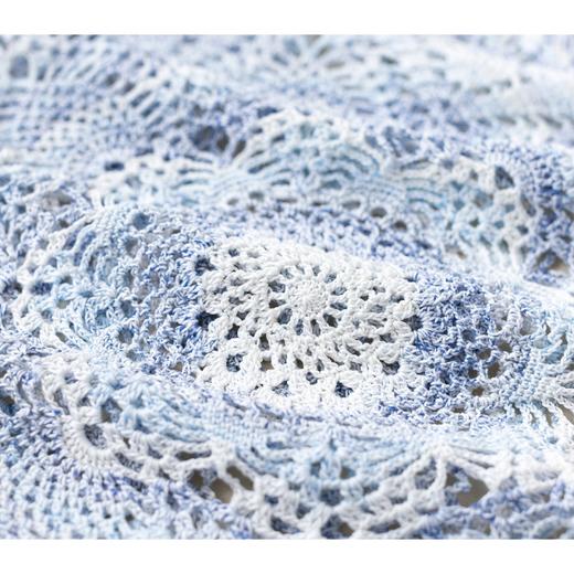 苏苏姐家飞玉短袖段染版手工diy编织钩针5号段染蕾丝毛线团材料包 商品图2