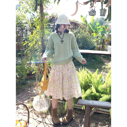 <曾小咸推荐>4.2现货秒杀 ！微信超特价！韩系麻花针织衫 日常219.99 立减120 秒杀89.99！！ 商品图2