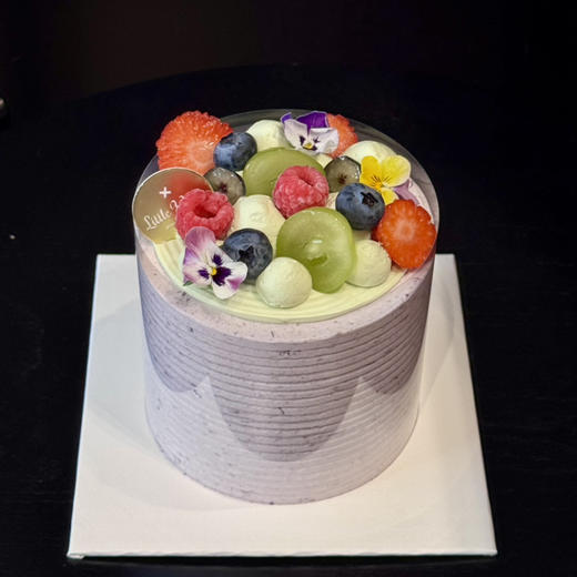 LITTLE WITCH｛春日新搭配｝蓝莓开心果蛋糕 天然花青素 手工蓝莓酱 双重奶油口味 商品图1